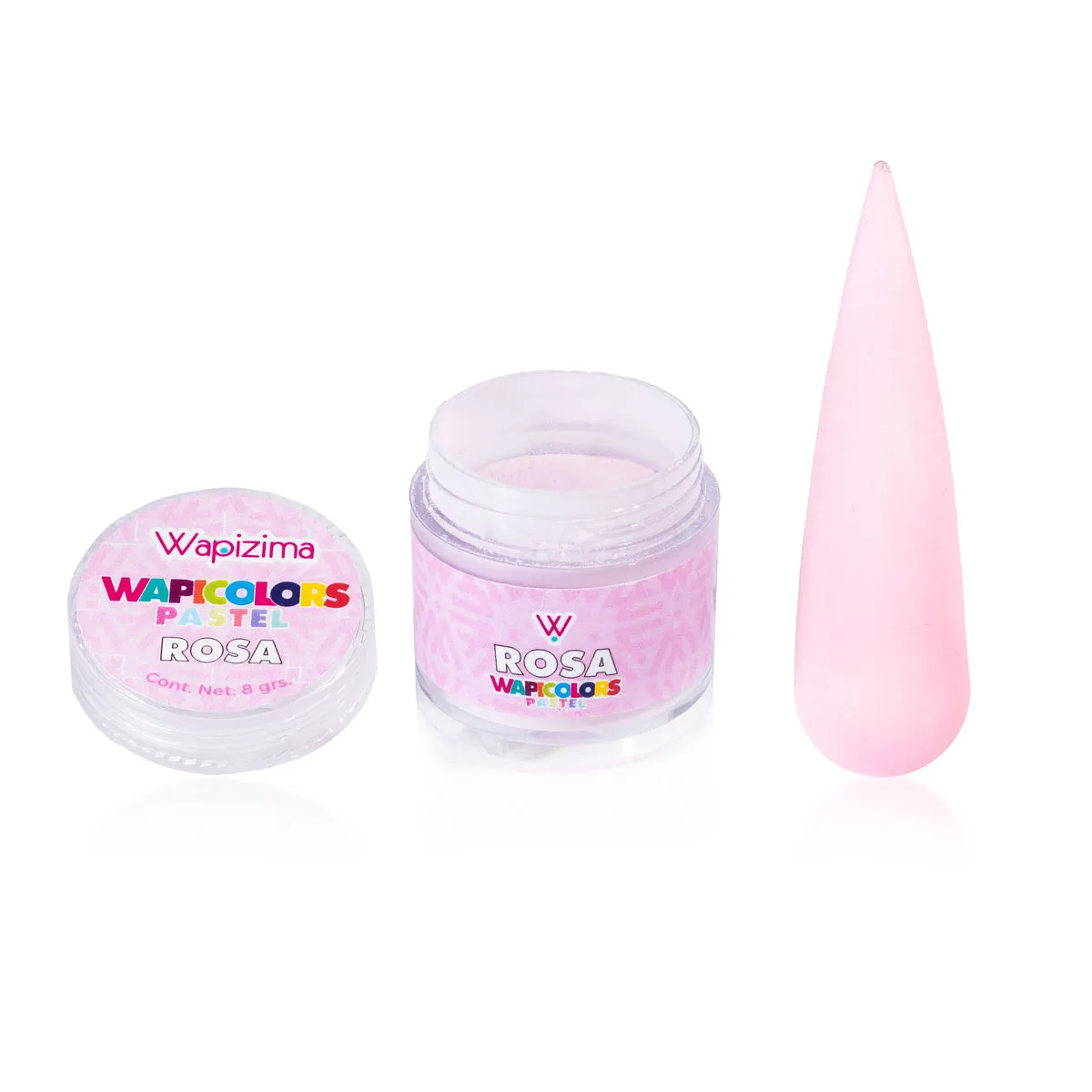 W. Wapicolor Pastel Rosa 8 grs